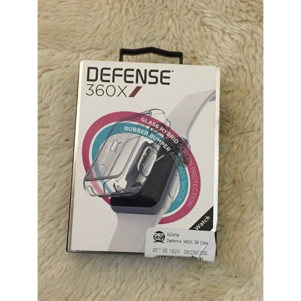 X-Doria Raptic Defense 360x for 38mm Apple Watch- Clear